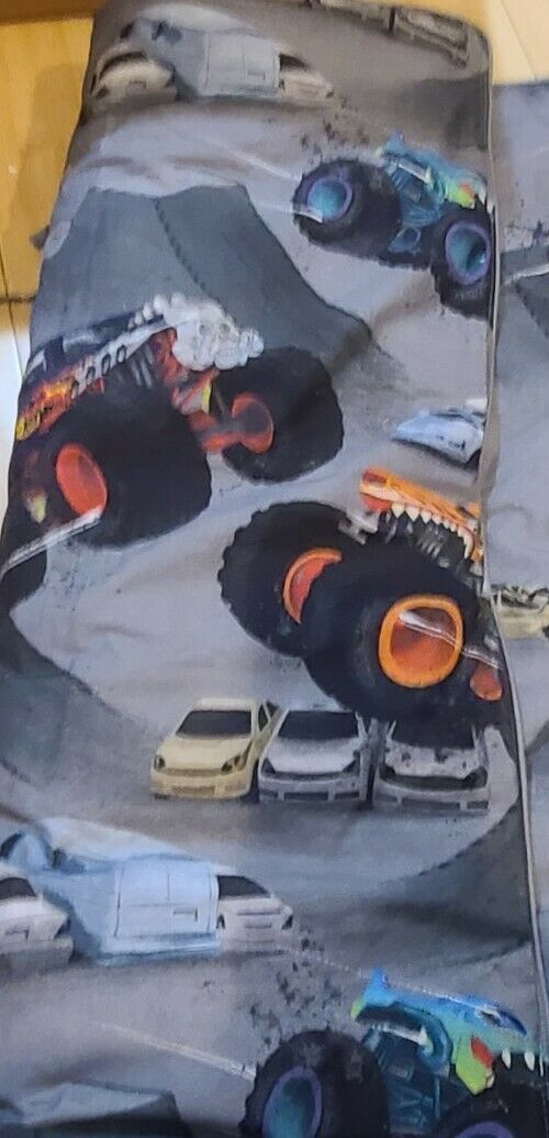 1 Pottery barn kid hot Truck Trucks wheels PILLOW Sham Cover Euro car boy toy - Fresh Stock Dated January 2026