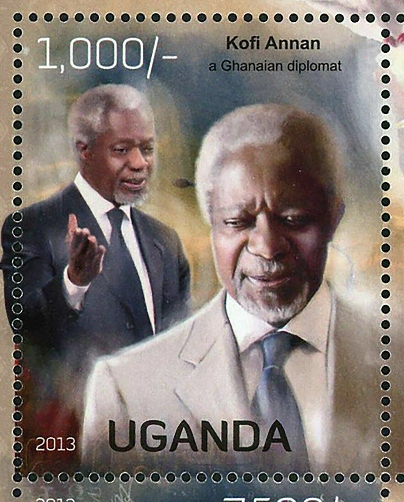 Nobel Peace Prize Stamp Kofi Annan Wangari Maathai Desmond Tutu S/S MNH #3075 - Fresh Stock Dated January 2026
