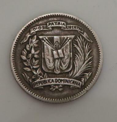 1942 Dominican Republic 10 Centavos *2.5g of .900 Silver* KM#19 A003 - Fresh Stock Dated February 2026
