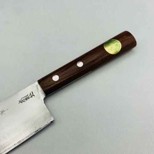 <Sharpened> Japanese Chef's Kitchen Knife 東金明 Nakiri 165/295 From Japan SS702 - Fresh Stock Dated December 2025