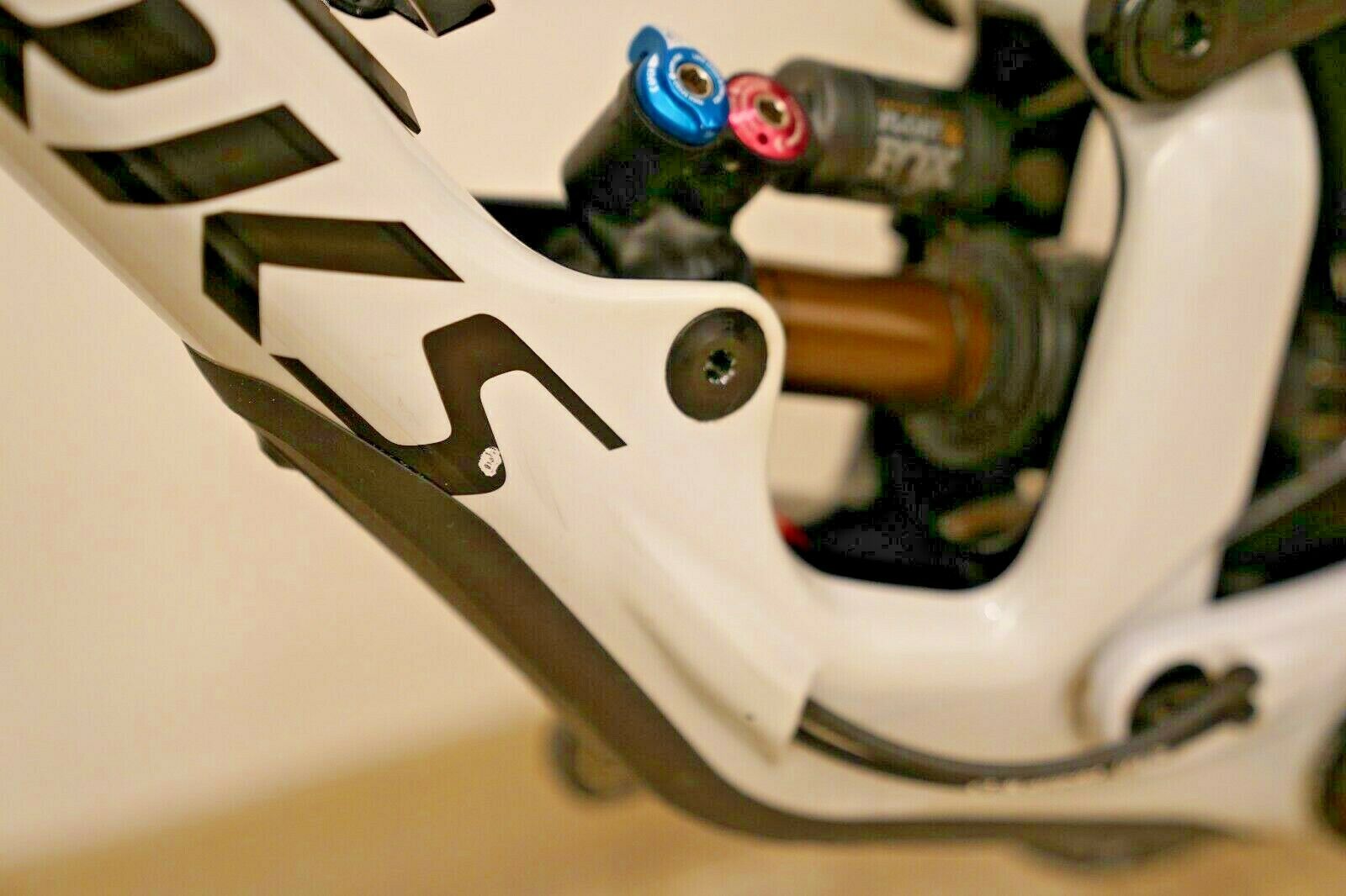 2020 Specialized S-Works Enduro Carbon 29 Dove Gray/Black/Rocket Red Size S3 - Fresh Stock Dated February 2026