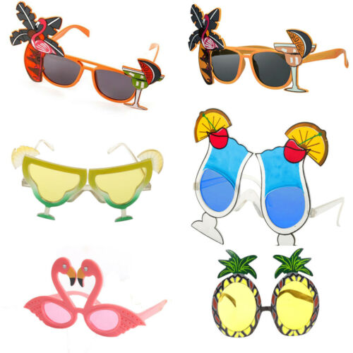 Hawaii Flamingo Sunglasses Summer Party Fancy Glasses Beach Dress Costume New - Fresh Stock Dated December 2025