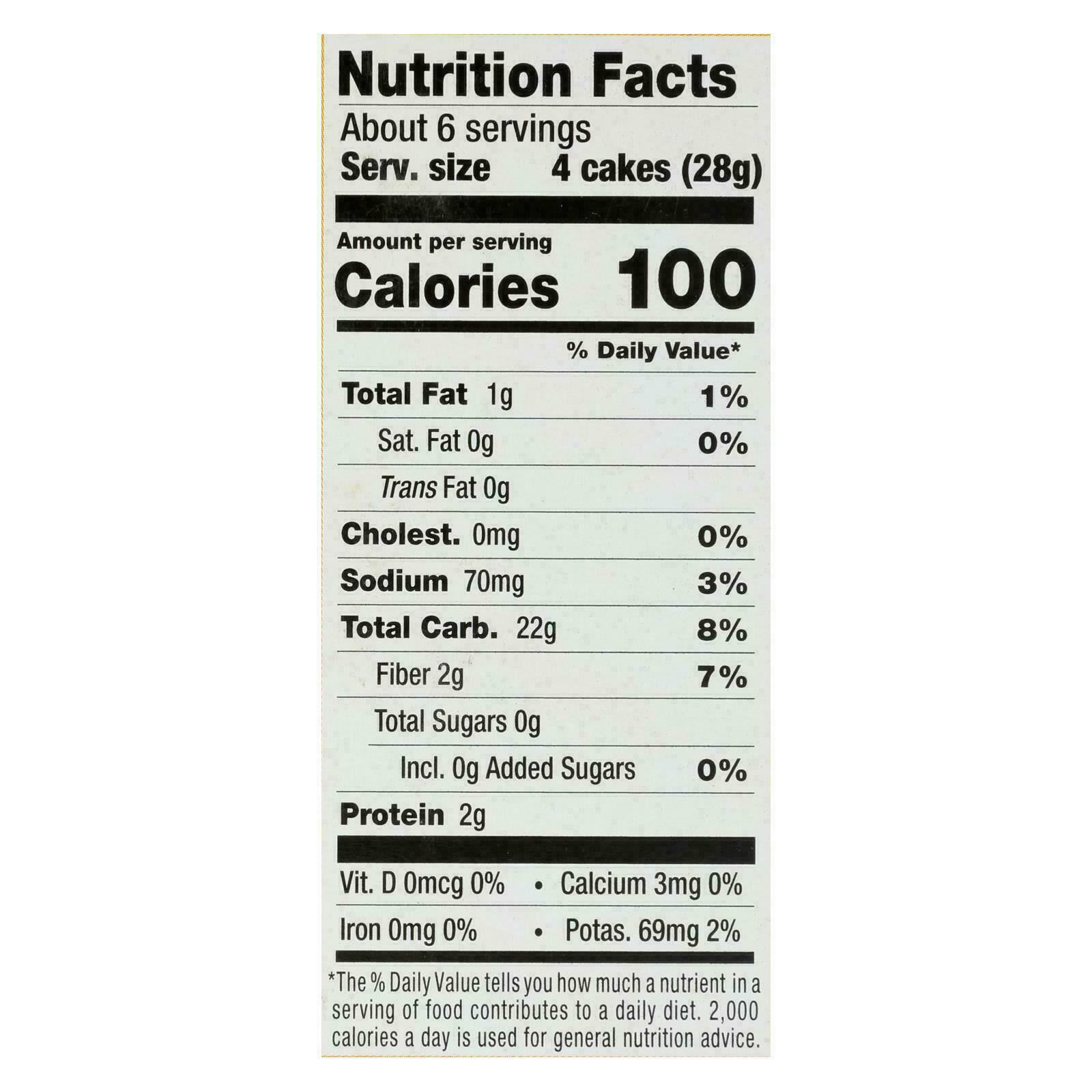 Lundberg Family Farms - Rice Ck Black Pepp Thin - Case of 6-6 OZ - Fresh Stock Dated December 2025