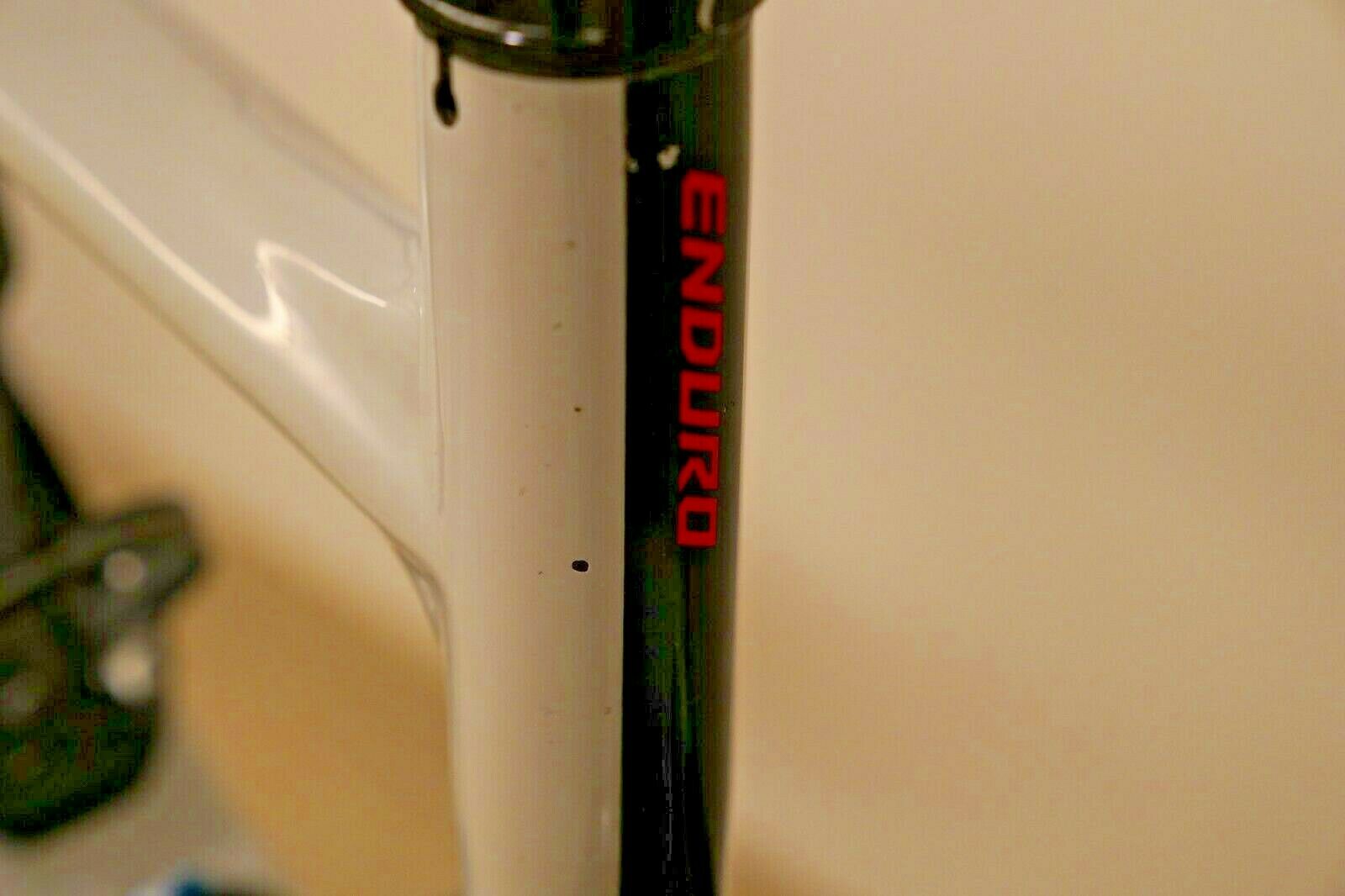 2020 Specialized S-Works Enduro Carbon 29 Dove Gray/Black/Rocket Red Size S3 - Fresh Stock Dated February 2026