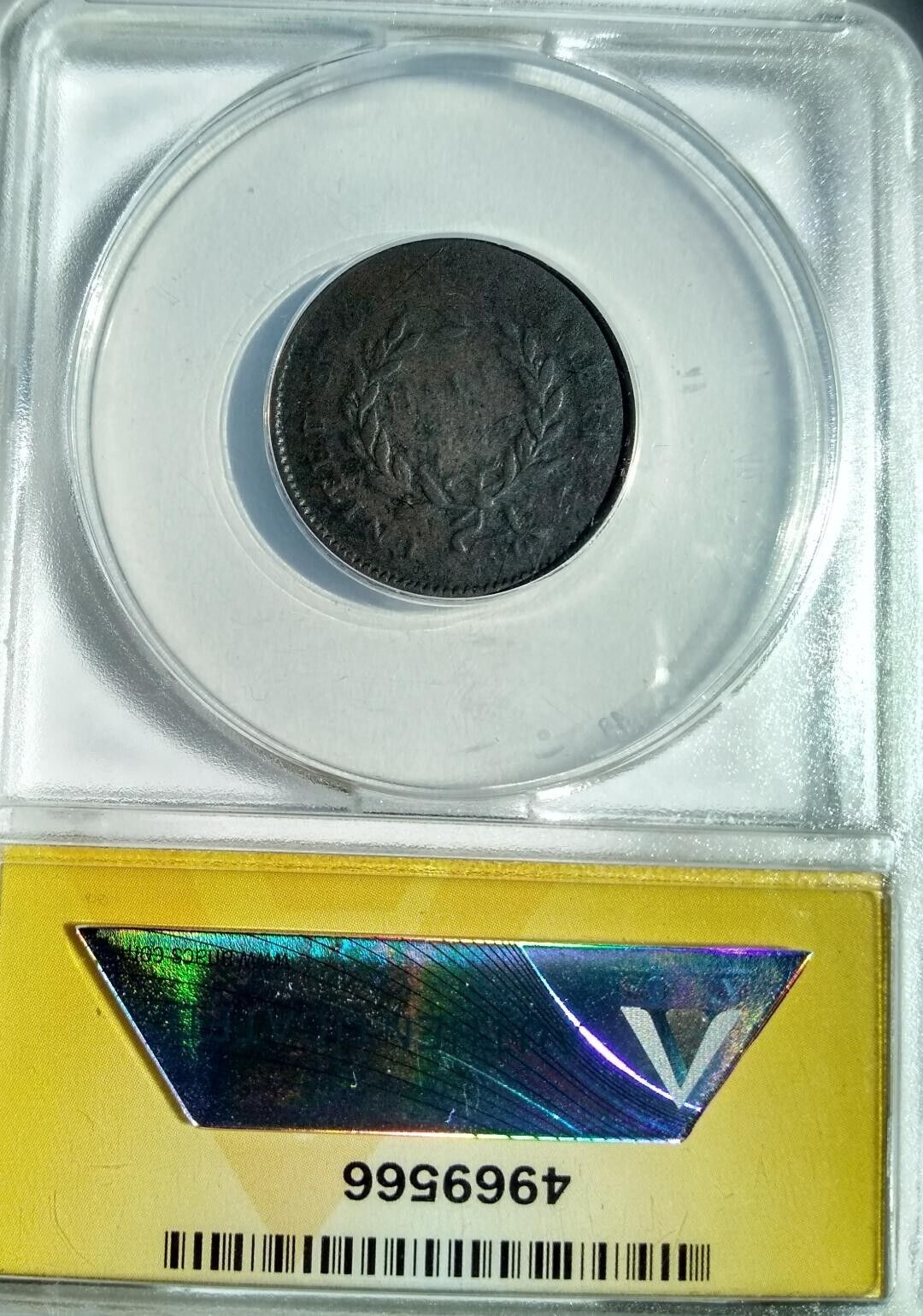 1794 half cent 1/2c  Liberty Cap C-1A - Lg Edge Letters BN - ANACS F 12 - Fresh Stock Dated February 2026