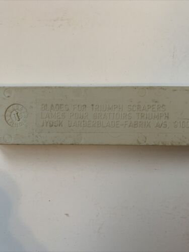 (20) Triumph Scraper Blades 6” - Fresh Stock Dated February 2026