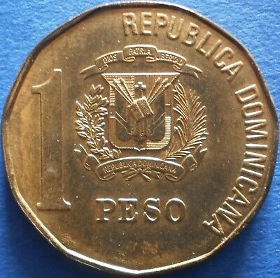 DOMINICAN REPUBLIC 1 PESO 1993 Dominicana Dominikanische Dominicaine Domenicana - Fresh Stock Dated December 2025