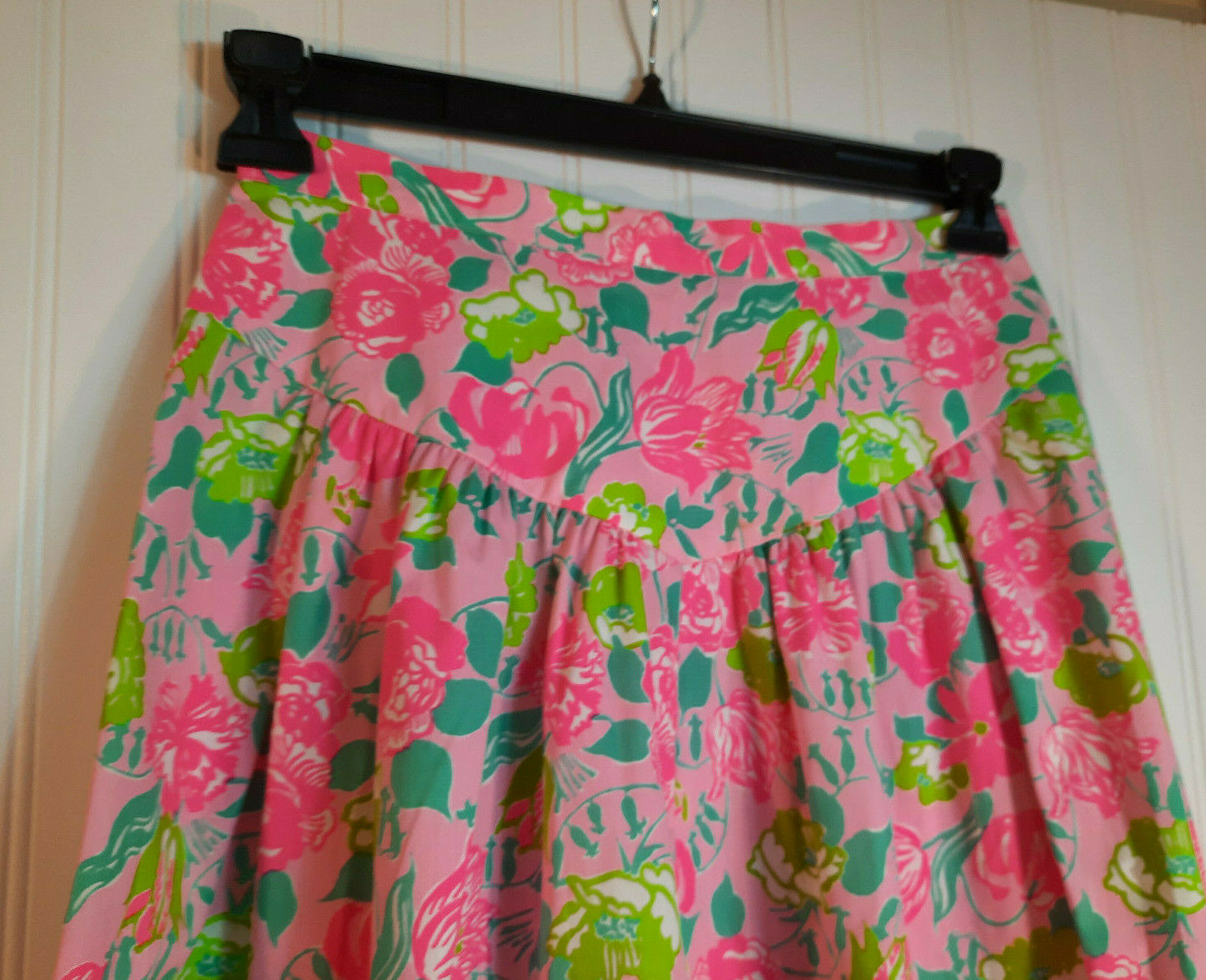 VTG 1970s 70s 80s The Lilly Pulitzer Floral Print Skirt Lace Sz 12 Women's NWOT - Fresh Stock Dated February 2026