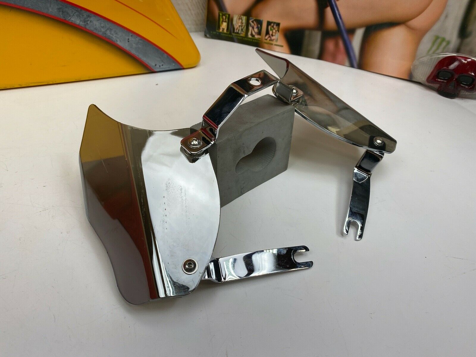 🔥00-17 Harley Kuryakyn Airmaster Smoke Heat Deflectors Softail🔥 - Fresh Stock Dated February 2026