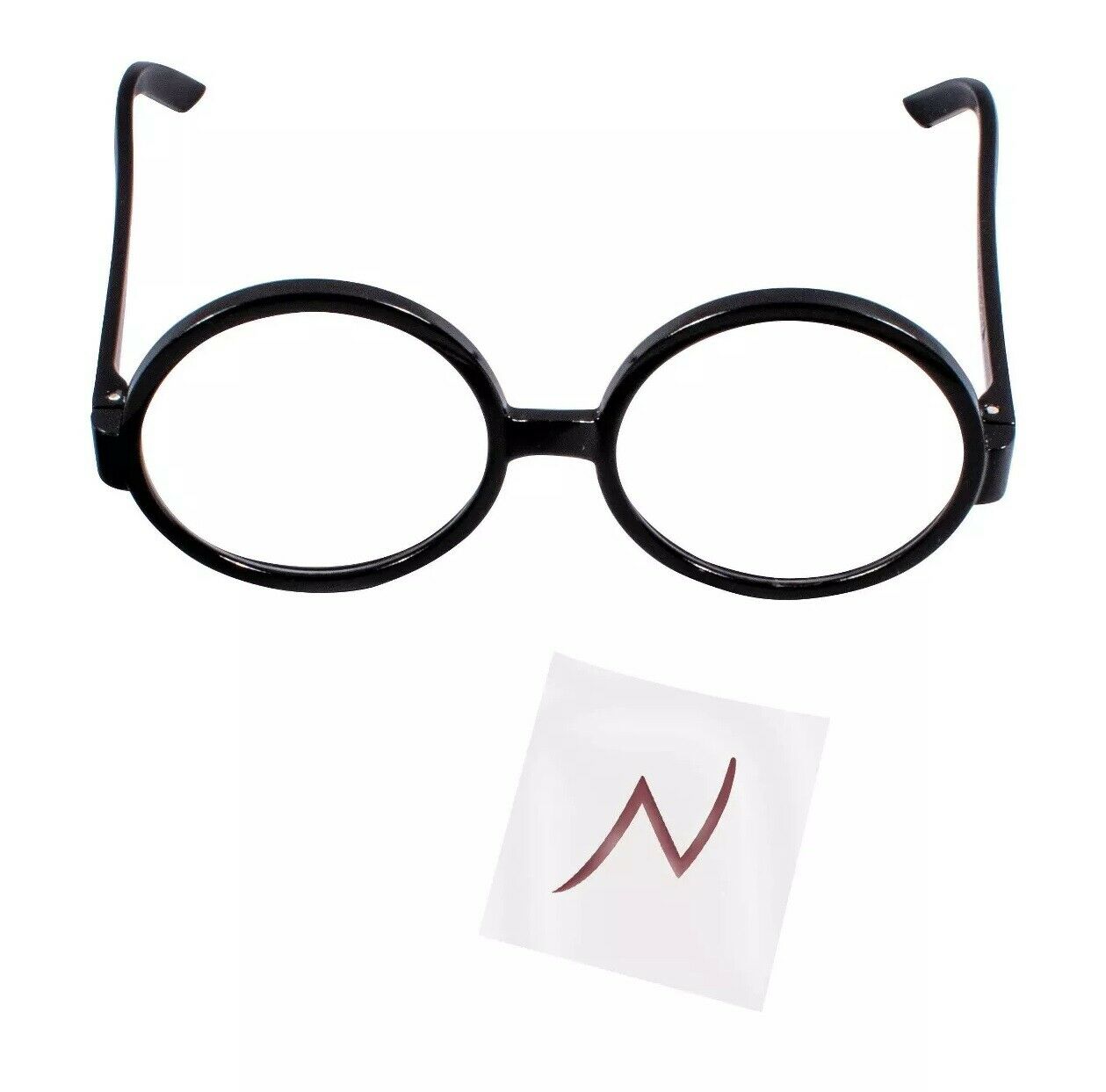 Harry Potter Kids Halloween Costume Accessory Kit Glasses & Face Sticker #5735 - Fresh Stock Dated February 2026