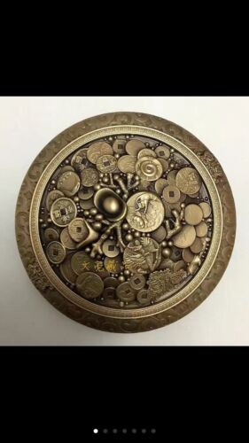 2016 Shenyang Mint Treasure Bowl Brass medal ;Fortune Gift item;Mintage:1000 - Fresh Stock Dated February 2026