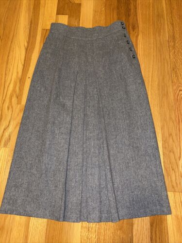 Vintage Peerless Of Boston Wool Pleated Skirt Size 9 10 - Fresh Stock Dated February 2026
