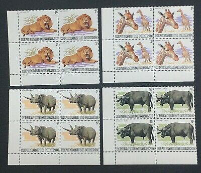 MOMEN: BURUNDI SC #589-601 1982 1983 CORNER BLOCK WILDLIFE MINT OG NH LOT #60810 - Fresh Stock Dated December 2025