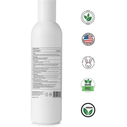 Naeli Hand Sanitizer 70% Alcohol 8oz 2pk Aloe Gel Moisturize Soften Hands CHOP - Fresh Stock Dated February 2026