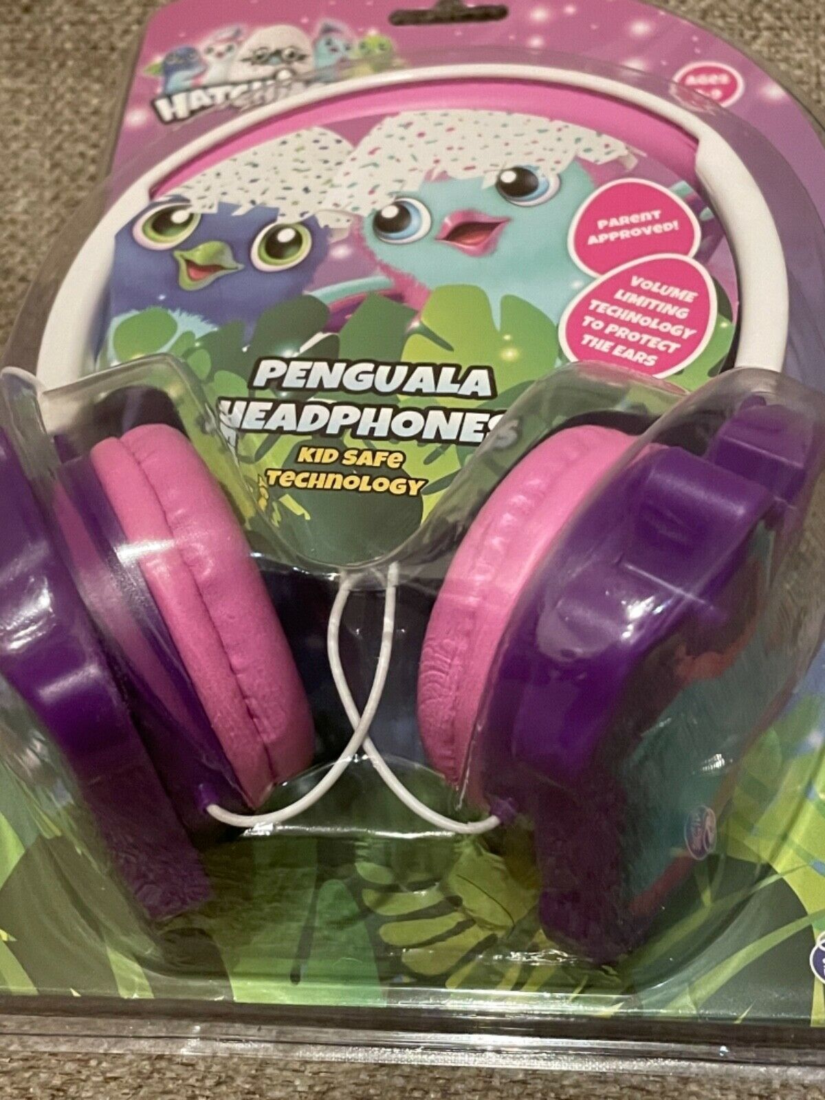 New Hatchimals Safe Over the Ear Headphones (Recommended for Ages 3-9) - Fresh Stock Dated February 2026