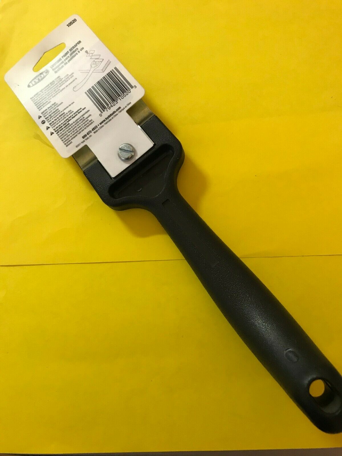 Hyde 10520 Paint Scraper 2-1/2 inch  64MM Double Edge Blade FREE SHIP - Fresh Stock Dated February 2026