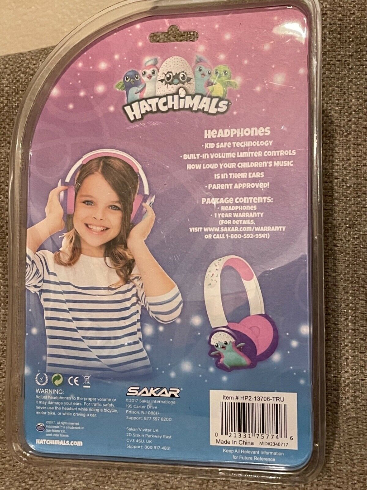 New Hatchimals Safe Over the Ear Headphones (Recommended for Ages 3-9) - Fresh Stock Dated February 2026
