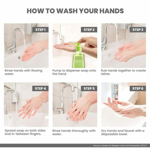 Care Touch Antibacterial Liquid Hand Soap - Set of 6 - Fresh Stock Dated February 2026