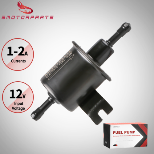12V Universal Gas Diesel Petrol Inline Electric Fuel Pump Low Pressure   Black - Fresh Stock Dated February 2026