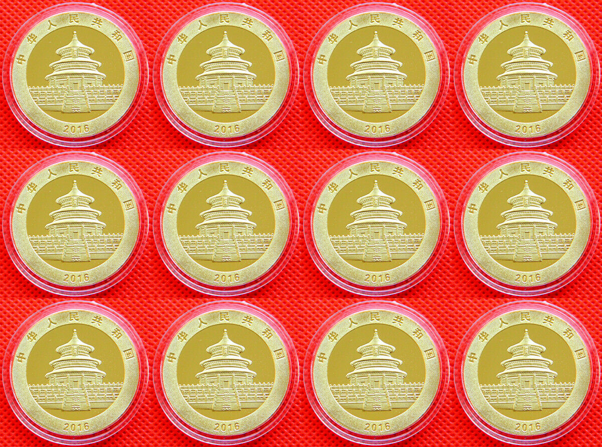 Precious Full Set 12 Pieces of Chinese Lunar Zodiac 24k gold Coin - Fresh Stock Dated February 2026