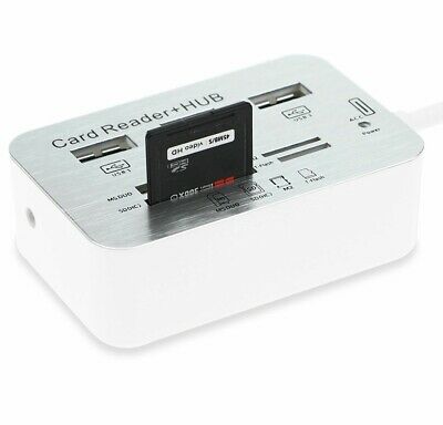 Sunvision 3-Port USB 3.0 Hub with 4-in-1 MS/SD/M2/TF Memory Card Reader - Fresh Stock Dated February 2026