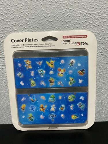 Pokemon 3DS Cover Plates - New Sealed - for New Nintendo 3DS -Pikachu Charmander - Fresh Stock Dated December 2025