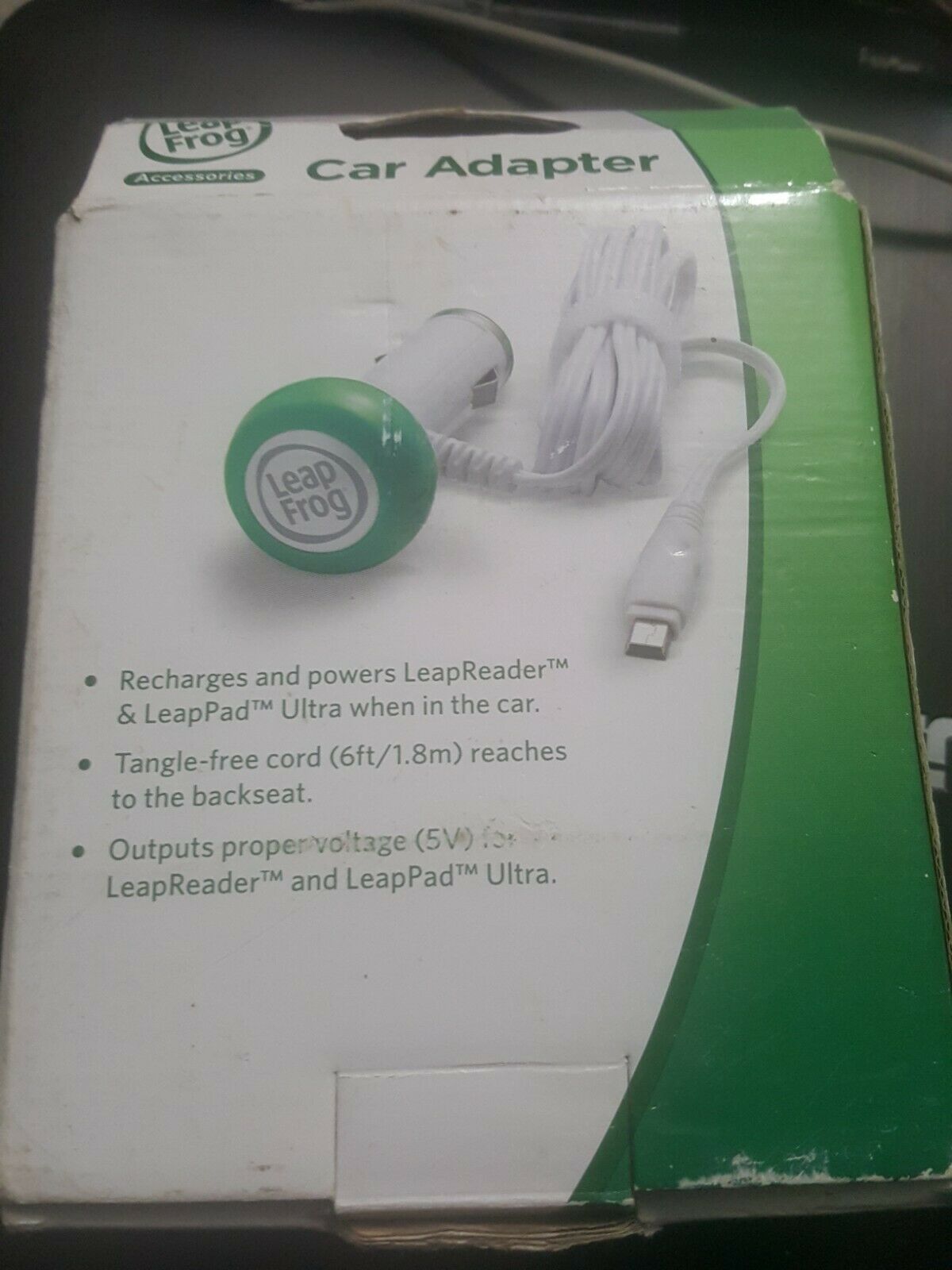 LeapFrog Car Charger Adapter LeapReader LeapPad Ultra 6 Foot Cord Accessory 5V - Fresh Stock Dated February 2026