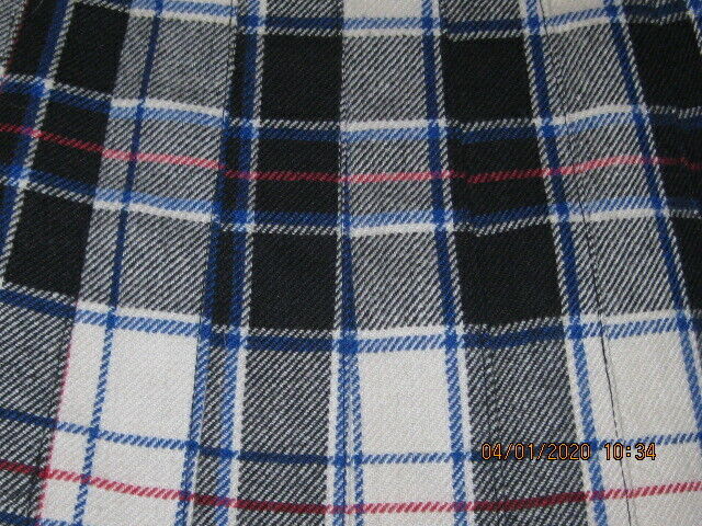 VINTAGE EVAN PICONE WOOL PLEATED BLANKET SKIRT 30 WAIST 27.5 L  VGC - Fresh Stock Dated March 2026