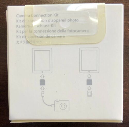 APPLE IPAD CAMERA CONNECTION KIT & CABLE MC531ZM/A Model A1362 A1358 New GENUINE - Fresh Stock Dated February 2026