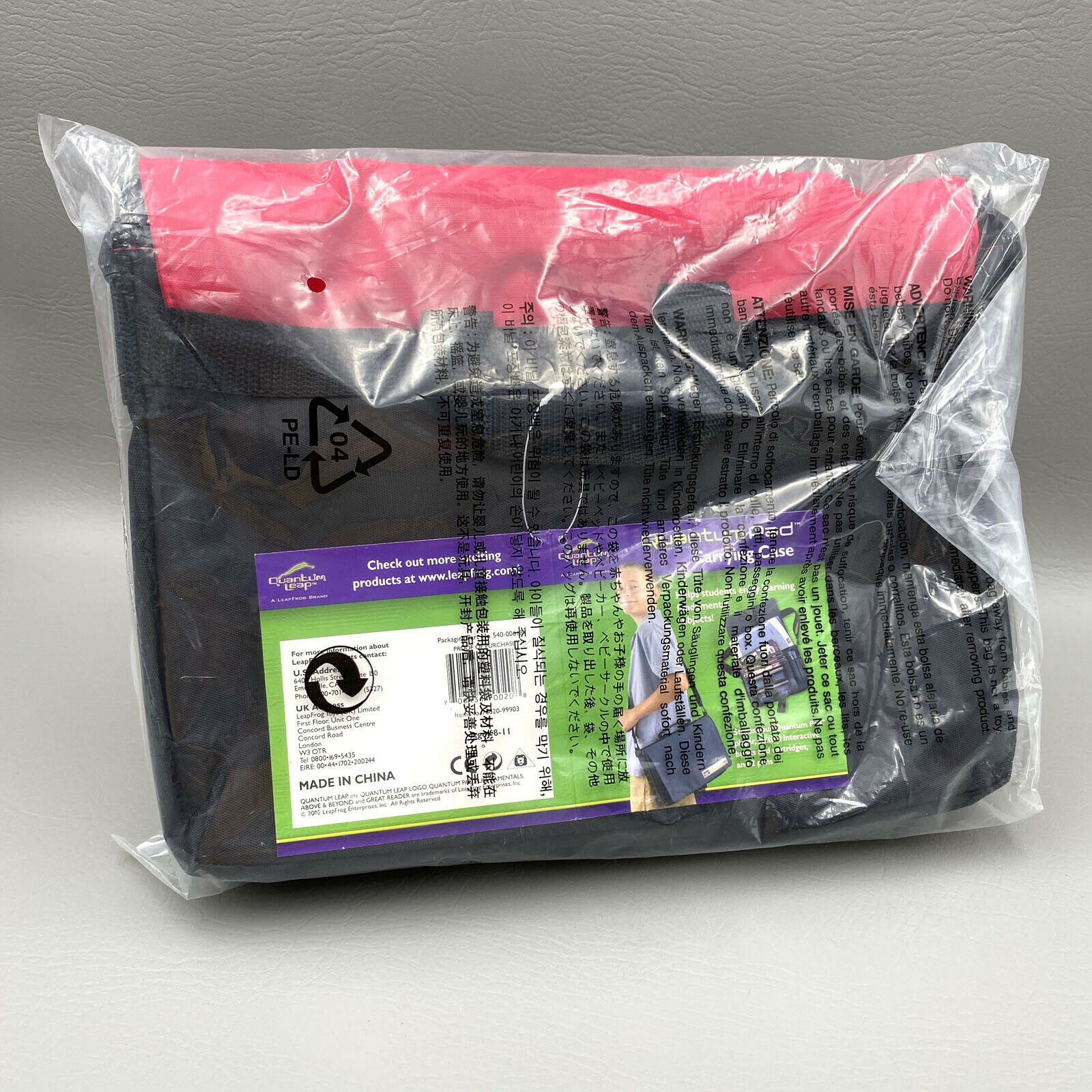 LeapFrog Quantum Leap Quantum Pad Carrying Case Messenger Bag Style - Fresh Stock Dated February 2026