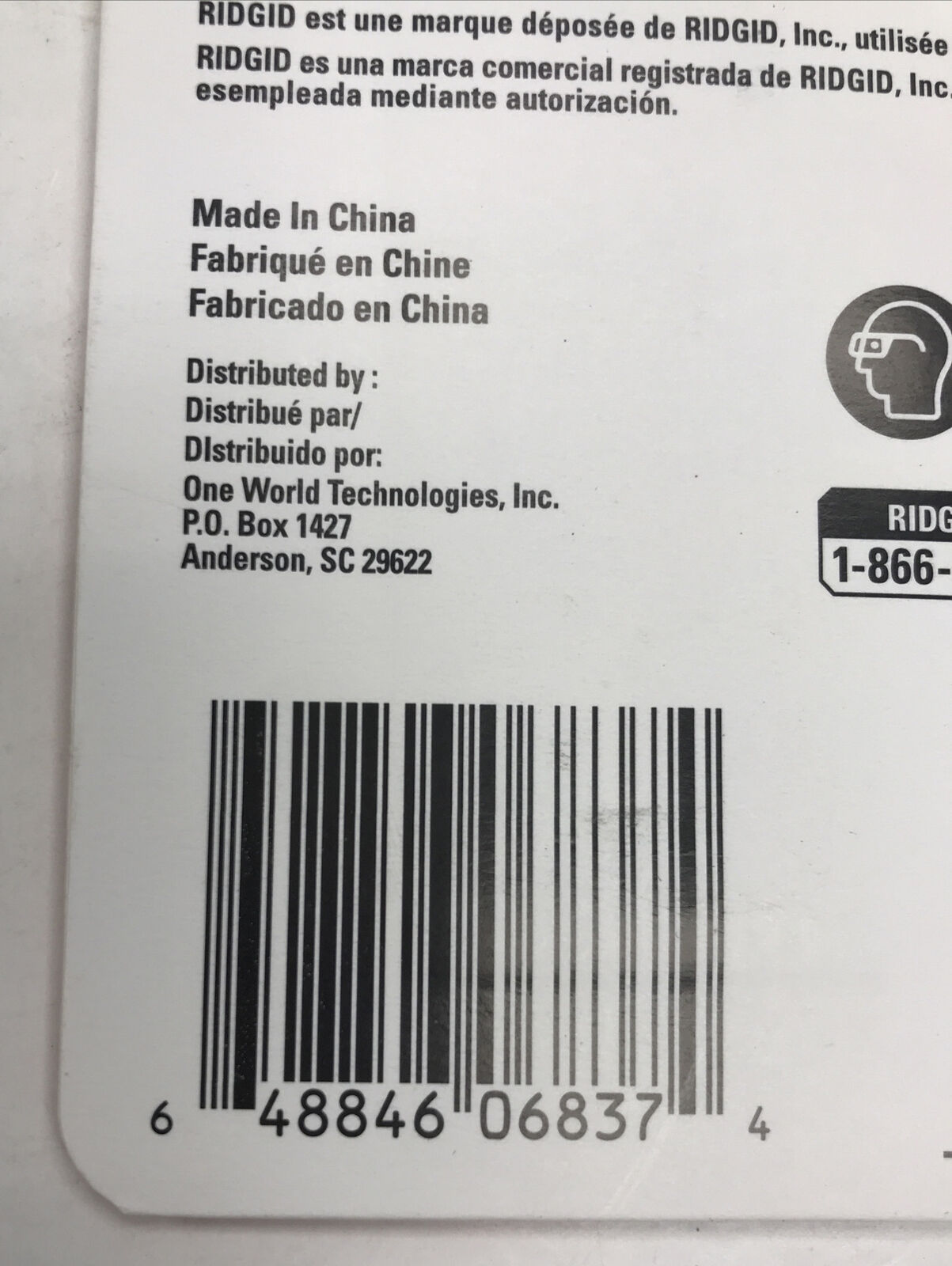 RIDGID 4 inch Scraper Replacement Blades (6- Pack) FT5002 Lot Of (5) - Fresh Stock Dated February 2026