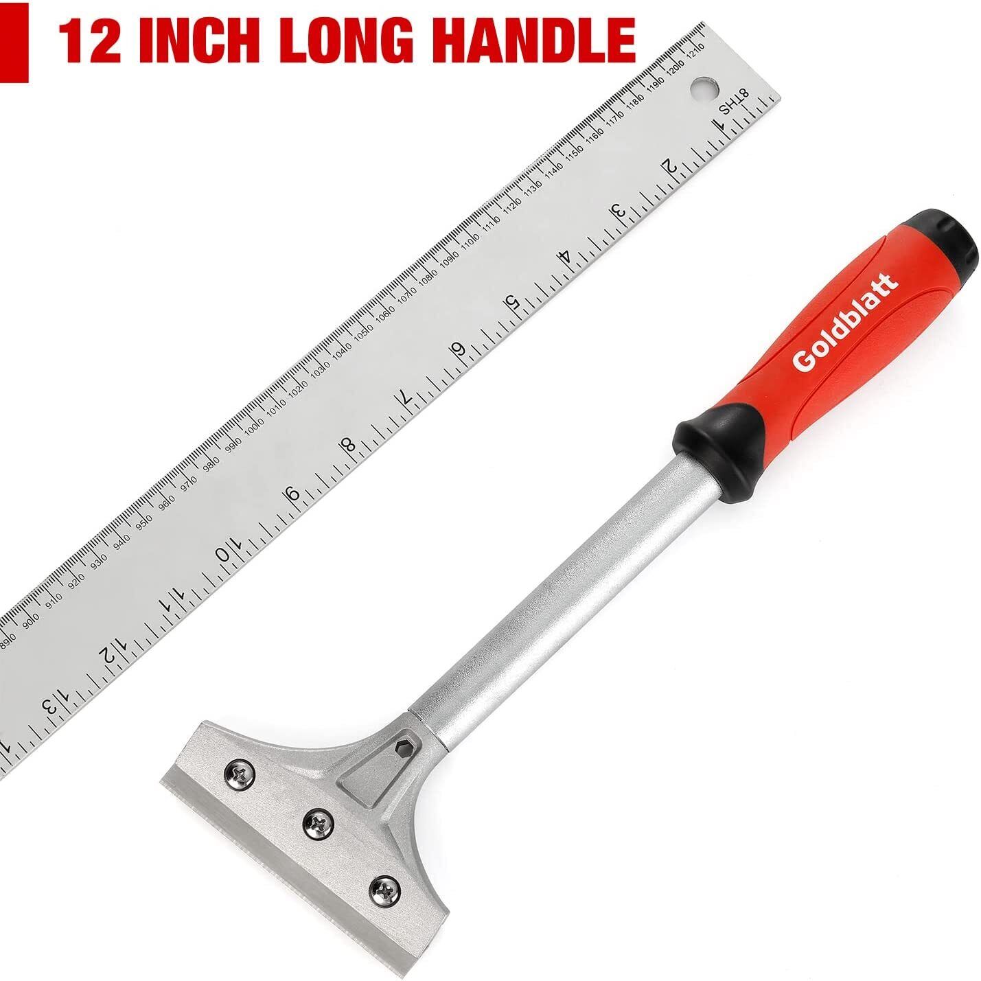 Goldblatt 2PC Razor Blade Scraper Heavy Duty 20PC 4-in Blades Floor Scraper Tool - Fresh Stock Dated February 2026