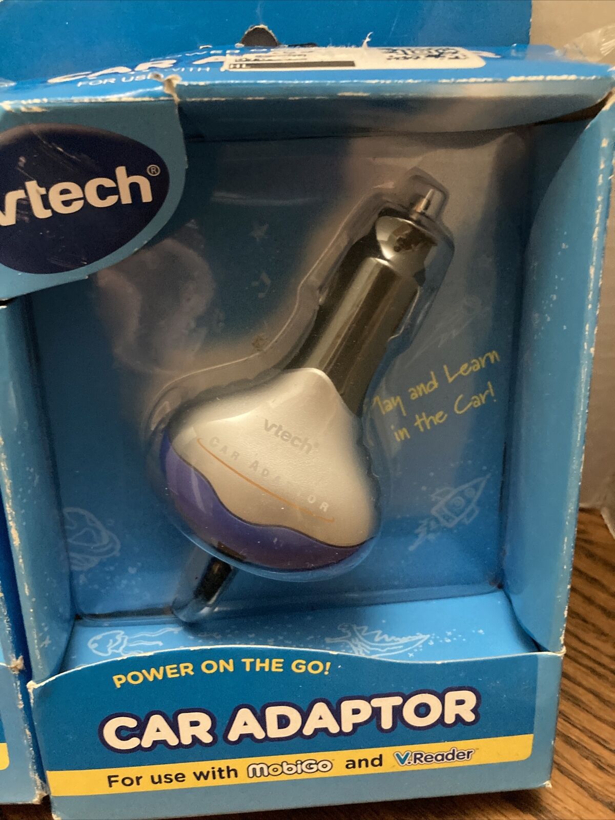 Lot of 3 VTech Car Chargers Adaptors MobiGo & V Reader NEW Model #80-091310 - Fresh Stock Dated February 2026