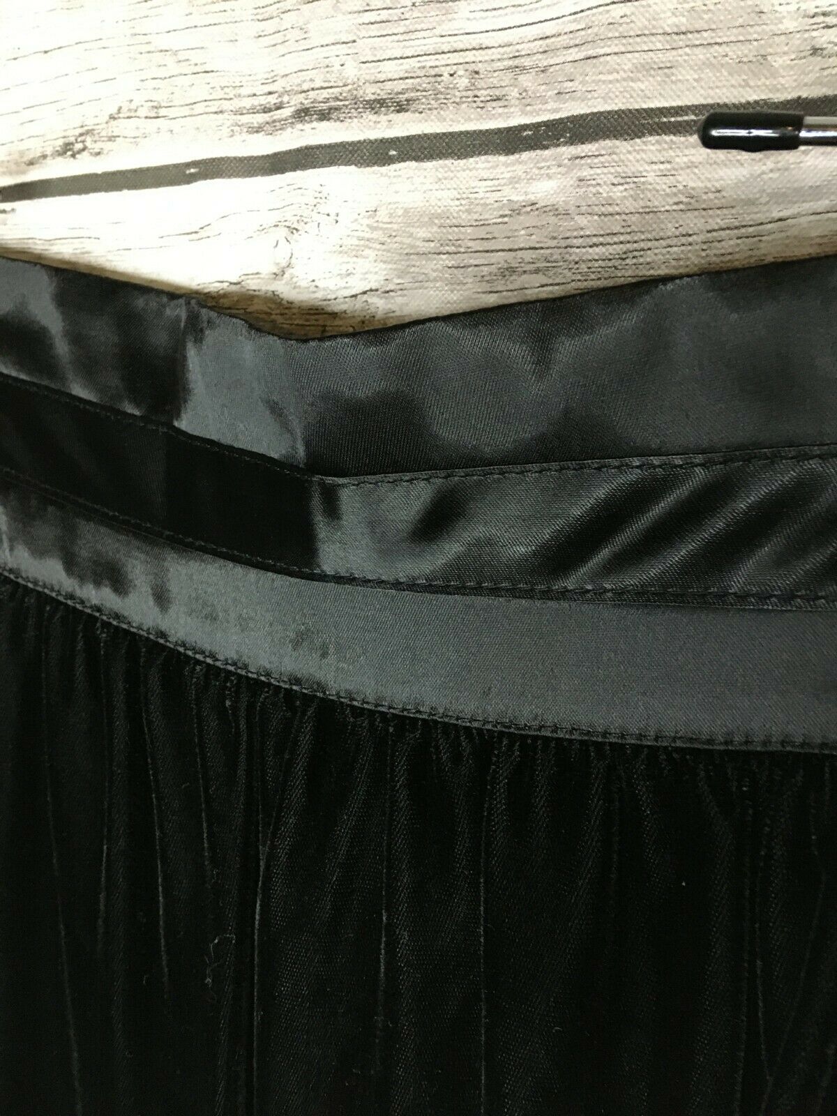 Vintage Gunne Sax Size 7 Black Velvet Skirt - Fresh Stock Dated February 2026