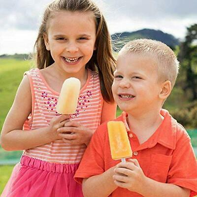 Popsicle Molds Maker 4 Pieces Silicone Ice Pop Ice Cream Reusable Easy Release - Fresh Stock Dated December 2025