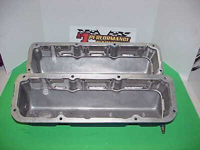 Roush Racing Ford Valve Covers for Yates C-3 Aluminum Heads with Oilers NASCAR - Fresh Stock Dated February 2026