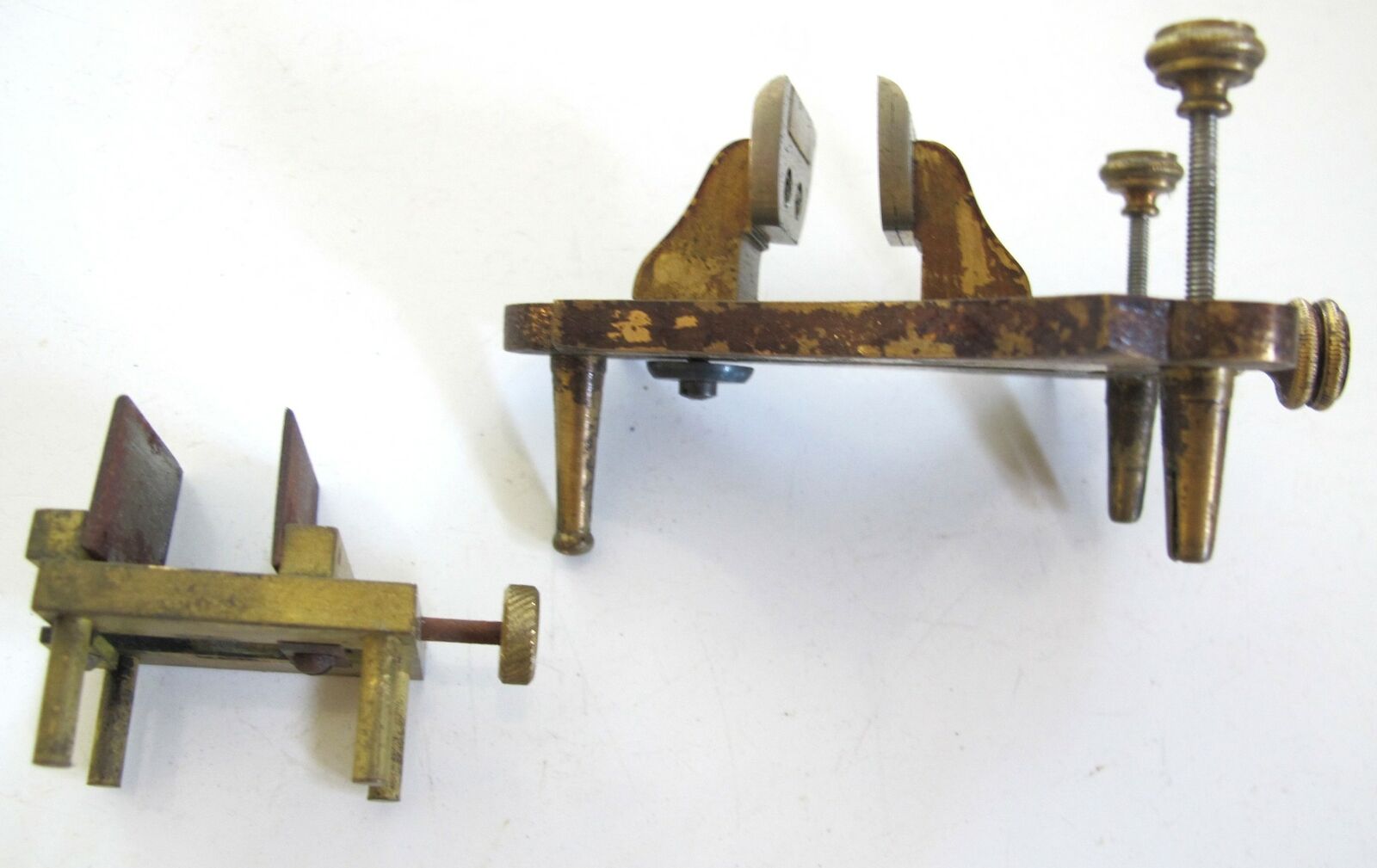 Lot Two (2) BALANCE POISES - Brass with Metal & Agate Jaws - Watch Repair Tools - Fresh Stock Dated February 2026