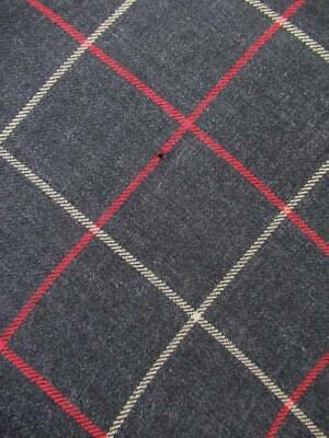 Vintage Liz Claiborne Skirt Gray Beige Red Plaid Wool Lined Long Women's Size 16 - Fresh Stock Dated February 2026