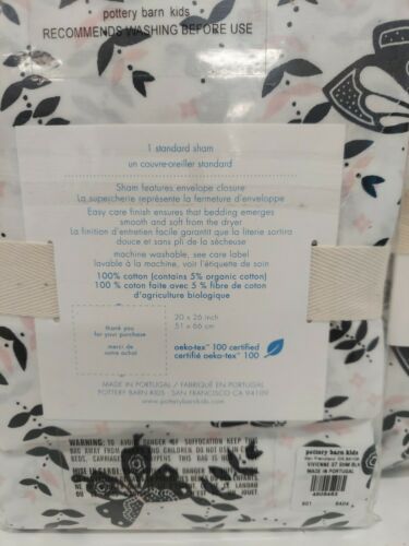 Pottery Barn Kids Vivienne Sham Standard 2 Pk  20