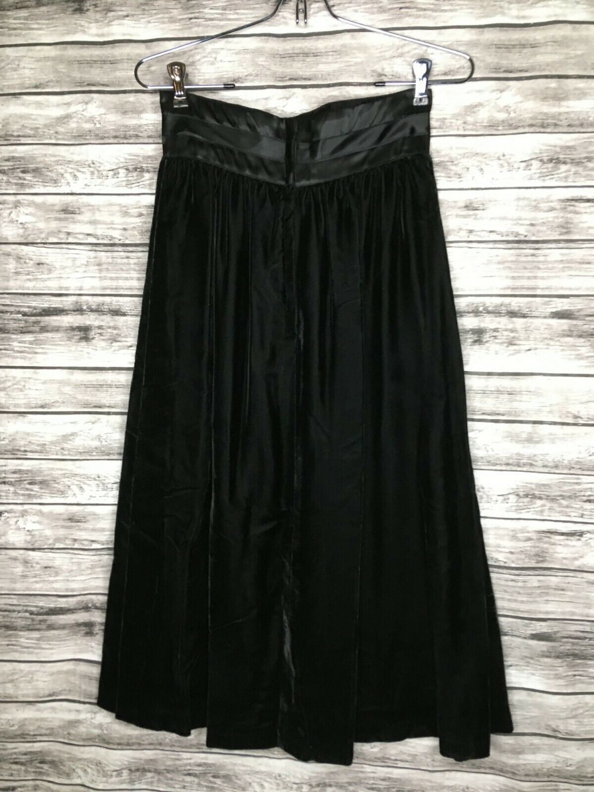 Vintage Gunne Sax Size 7 Black Velvet Skirt - Fresh Stock Dated February 2026