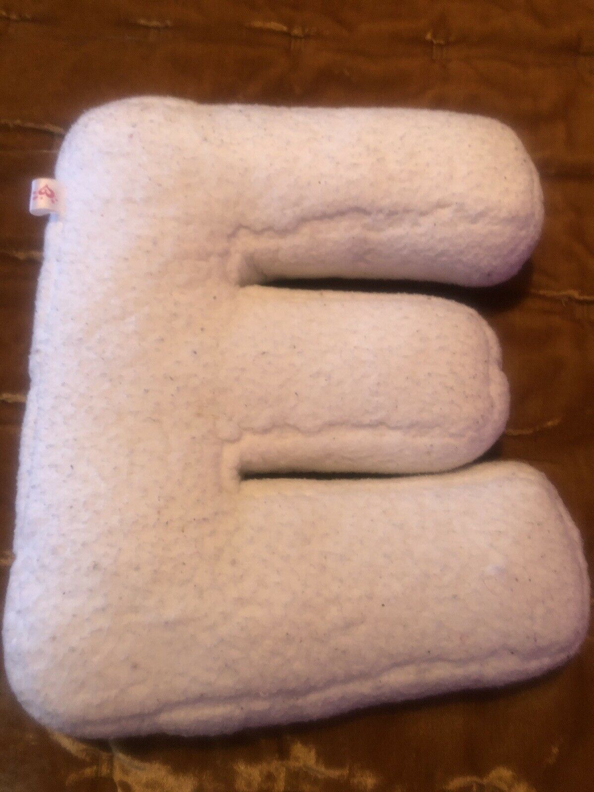 Justice Girls Sequin Bedroom Pillow Cushion Initial “E” - Fresh Stock Dated January 2026