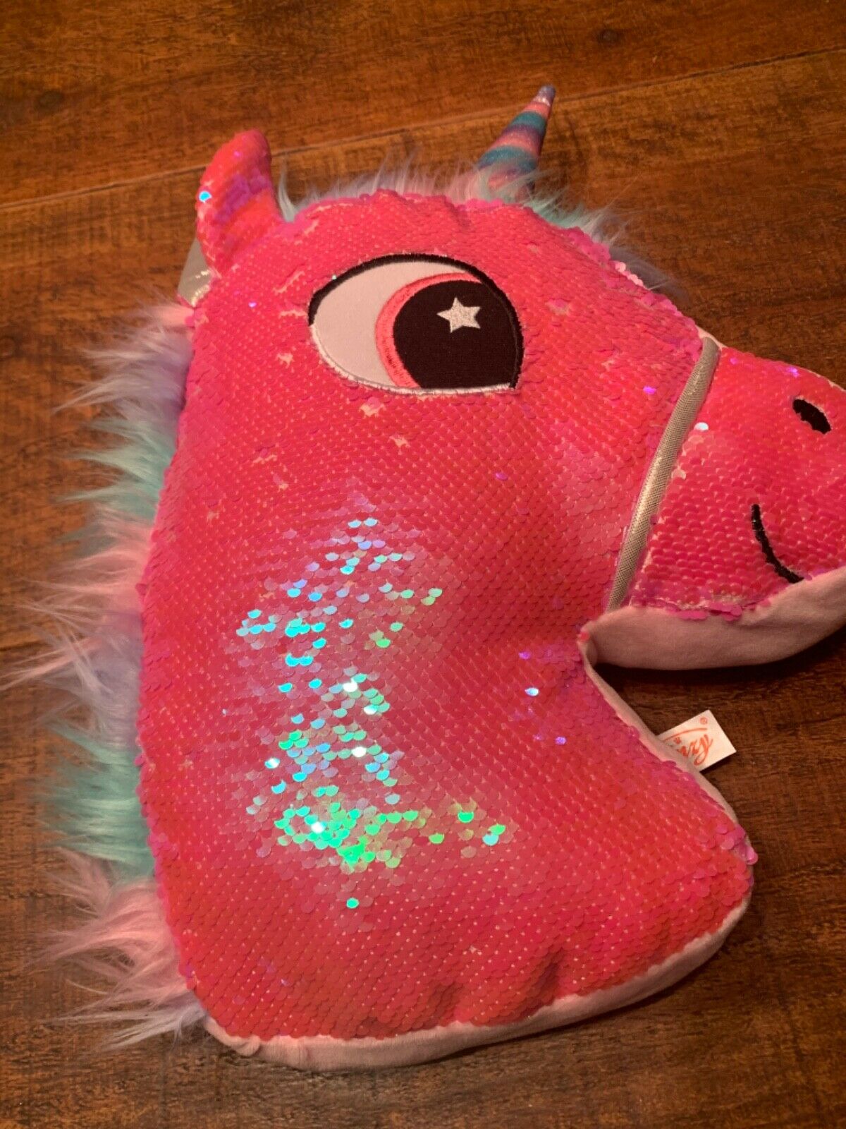 Unicorn Pillow NWT Reversible Sequins Unicorn Decoration Pillow - Fresh Stock Dated January 2026