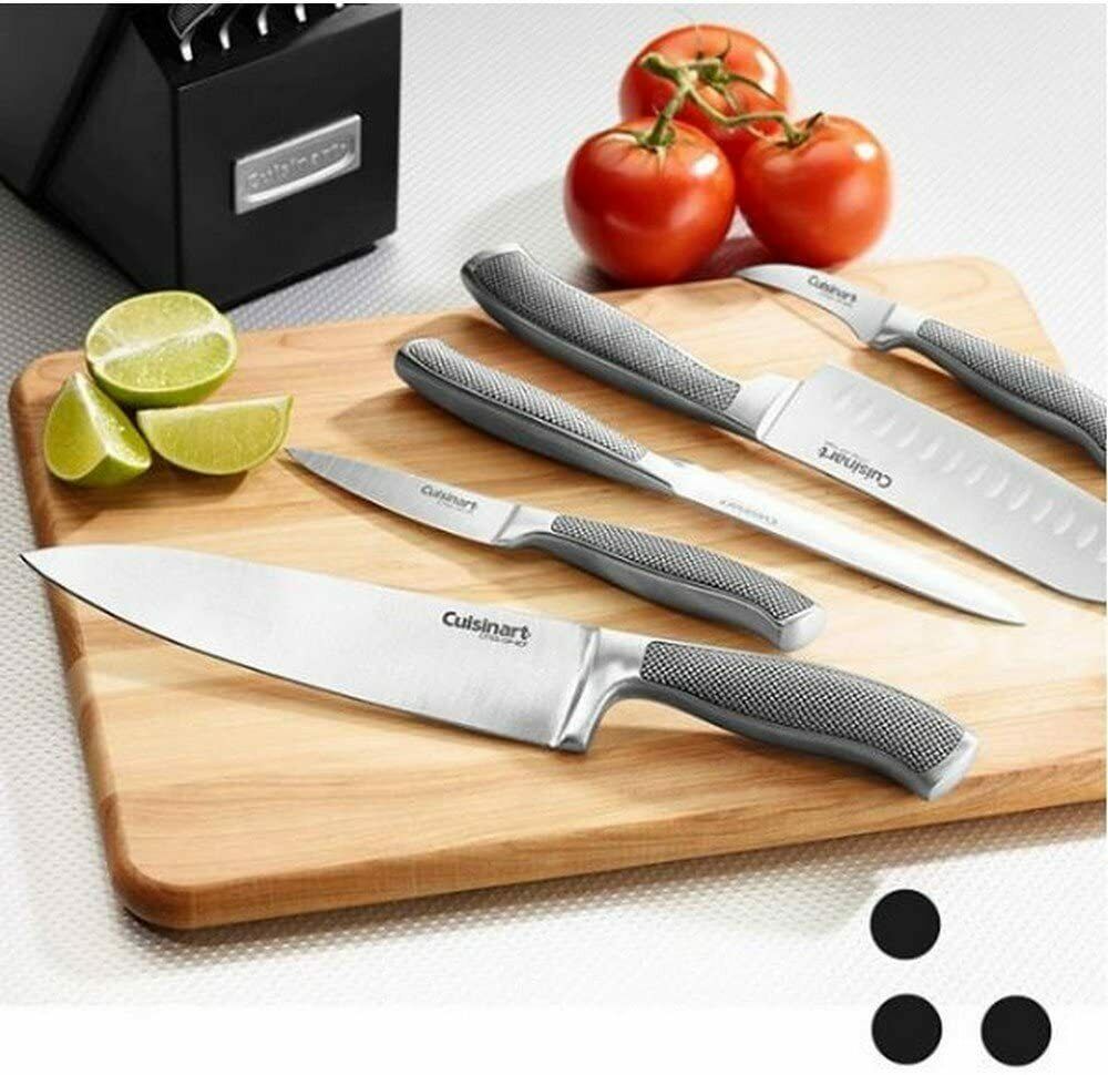 Cuisinart Graphix Collection 15-Piece Stainless Steel Cutlery Knife Block Set - Fresh Stock Dated December 2025