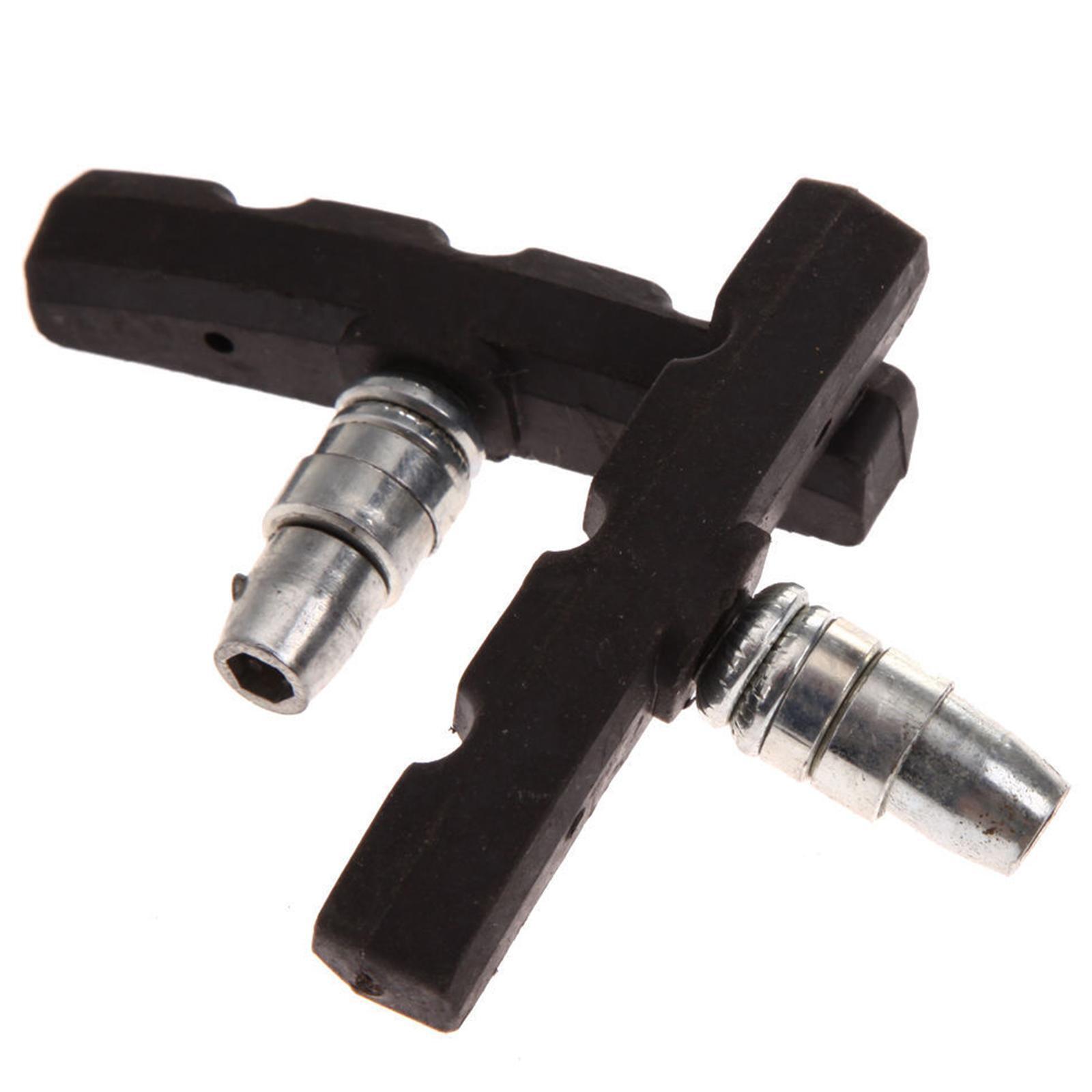 1 Pair V Bicycle Brake Pads Shoes Non-Slip for Mountain Road Bike Brake Bl 4J8D - Fresh Stock Dated February 2026