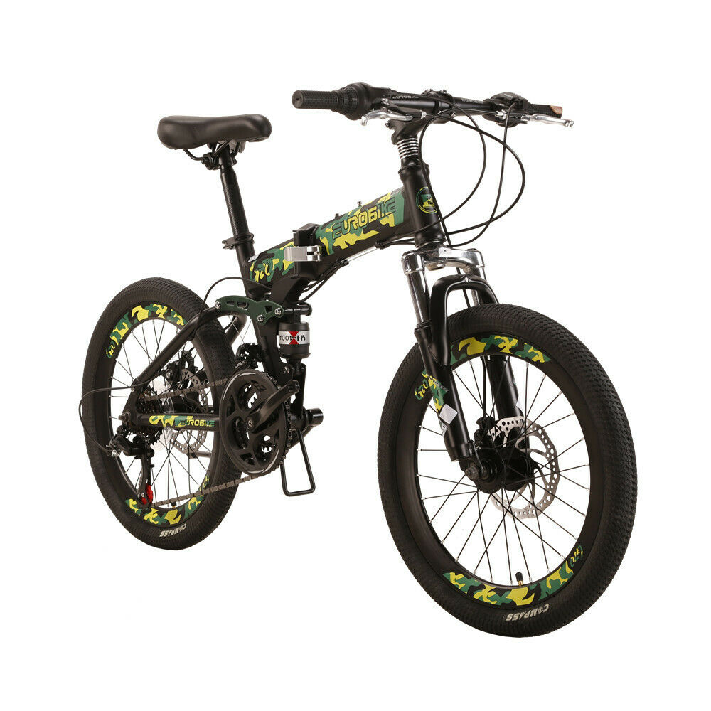 G20 Suspension Folding Bike 20 Muti Spoke Wheel 18 Speed Unisex Youth Bicycle - Fresh Stock Dated February 2026
