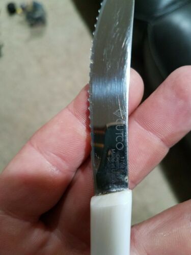 CUTCO #1759 KJ Pearl Handle Stainless Steel Table / Steak Knife - Fresh Stock Dated December 2025