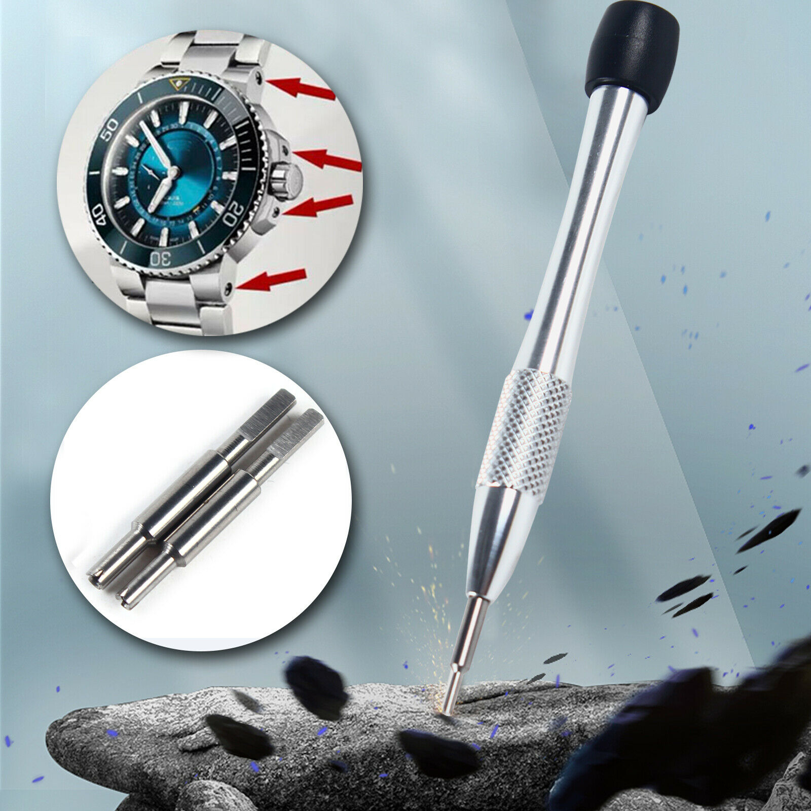 Watch Repair GF8118B Screwdriver Tool Removing Shock Resistant Movement Spring - Fresh Stock Dated February 2026