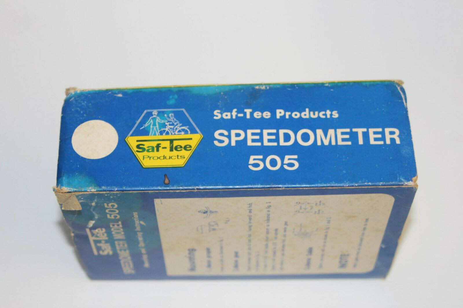 Vintage Saf-Tee Model 505 Bicycle Speedometer Stelber Japan w/ Original Box - Fresh Stock Dated December 2025