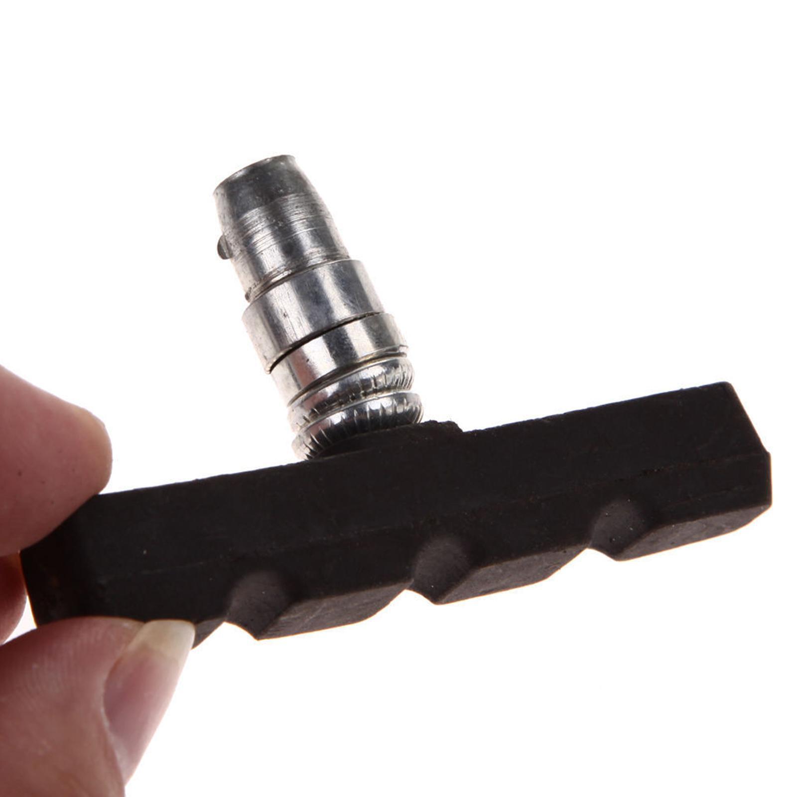 1 Pair V Bicycle Brake Pads Shoes Non-Slip for Mountain Road Bike Brake Bl 4J8D - Fresh Stock Dated February 2026