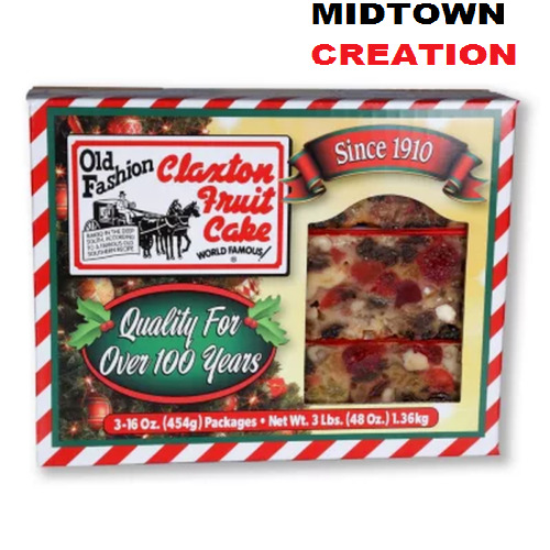 Claxton Fruit Cake (16 Oz., 3 Pk.c - Fresh Stock Dated February 2026